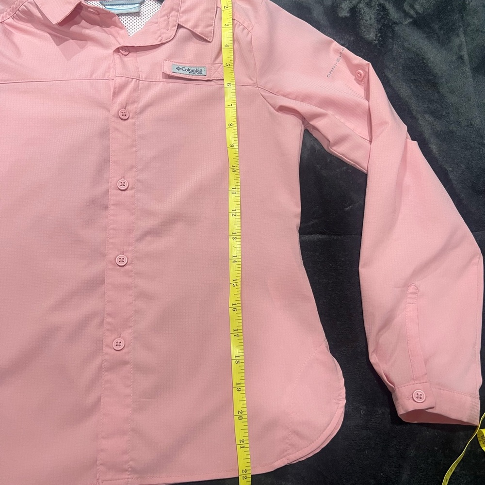 Columbia Pink Button Down Shirt Long Sleeve - Picture 5 of 8